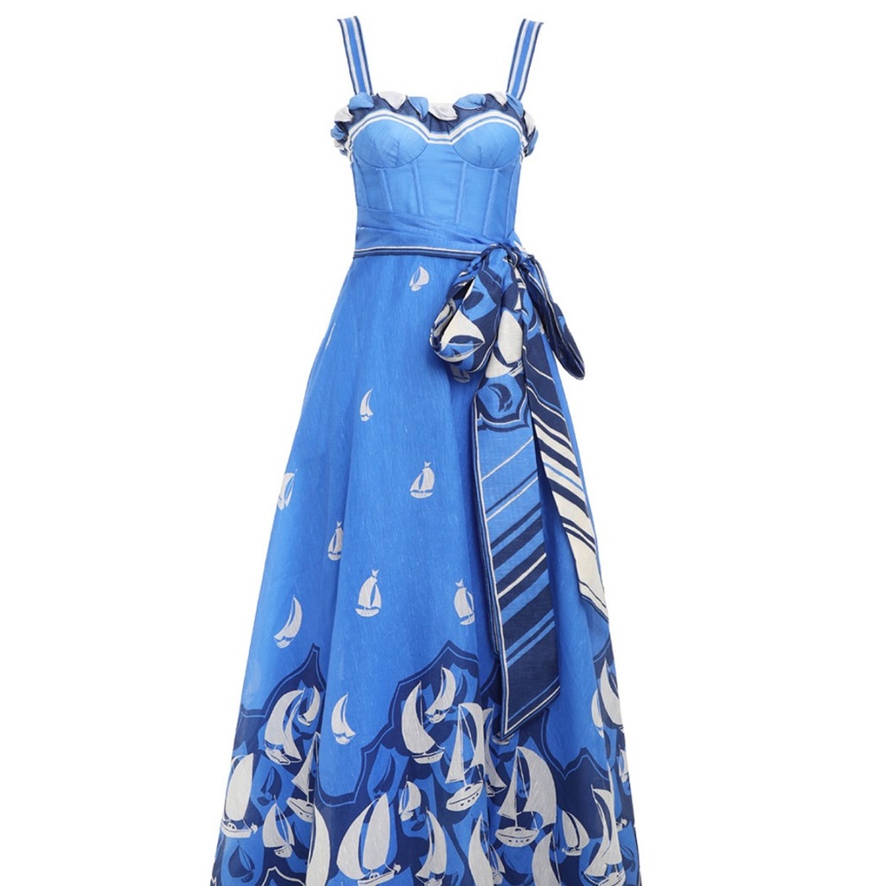 Zimmermann High Tide Eyelet Maxi Dress size 0 - Picture 15 of 15